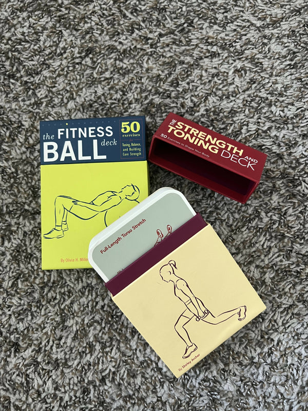Fitness Strength and Toning Deck | 100 Exercises - Toning, Balance and Building Core Strength