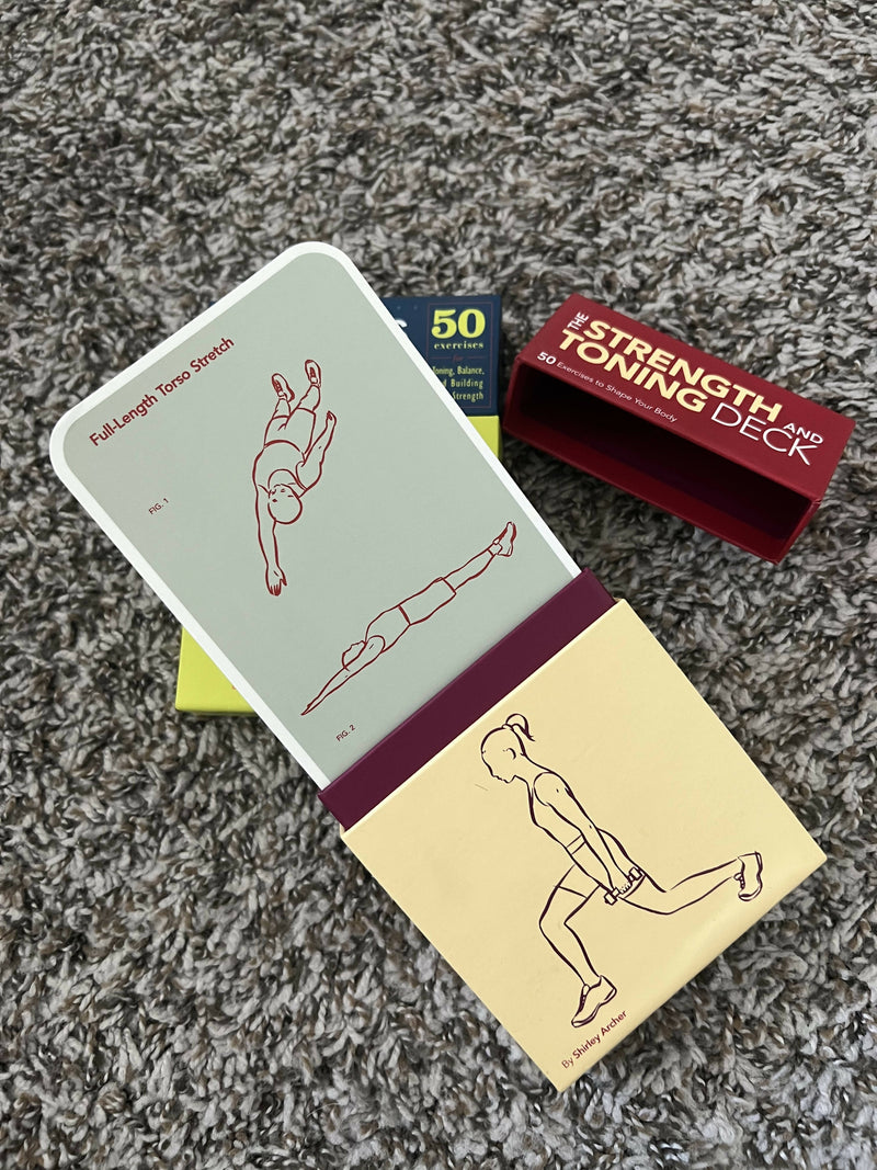 Fitness Strength and Toning Deck | 100 Exercises - Toning, Balance and Building Core Strength