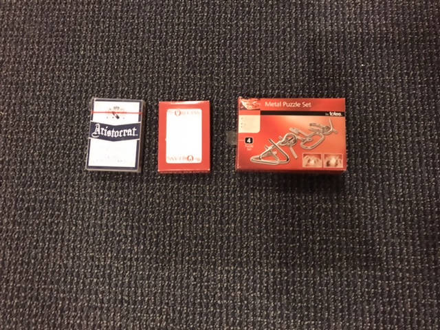 Cards and puzzle