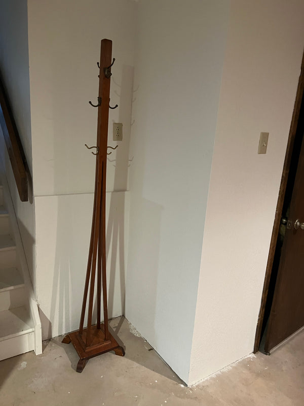 Antique coat rack